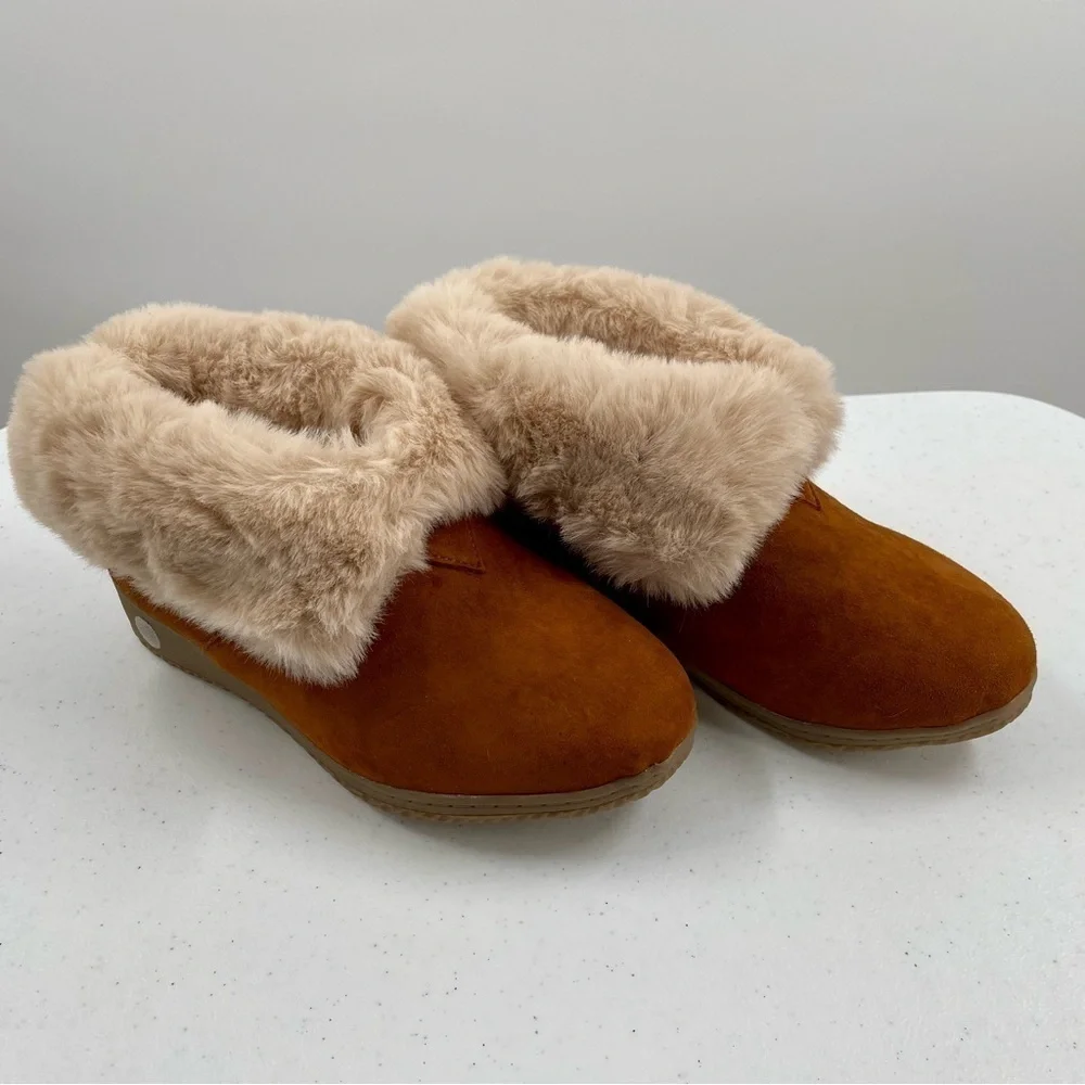 NWOB David Tate Caramel Leather Upper Suede Tan 